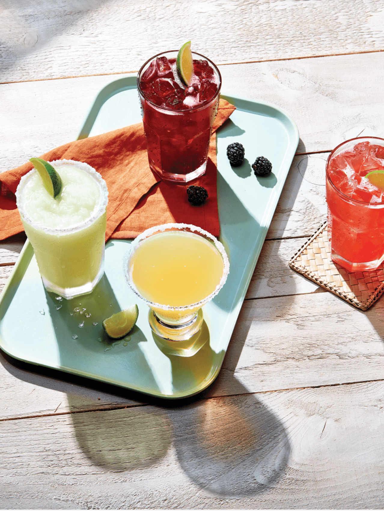 menu margarita